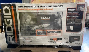 lot 47 image: New Ridgid 48 in. W x 24 in. D x 28.5 in. H Universal Storage Chest