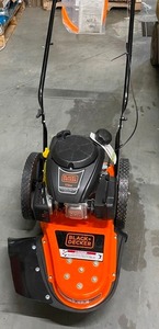 lot 53 image: BLACKDECKER 25A-26S5736 4-Cycle Gas Powered 22-Inch Walk-Behind High-Wheeled String Trimmer