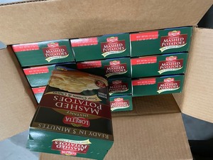lot 70 image: 1 case Loretta Instant Mashed Potatoes - Sour Cream & Chives