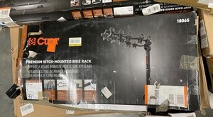 lot 25 image: Curt 5-Bike Premium Hitch Mounted Bike Rack