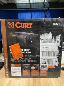 lot 106 image: New Curt 59 x 34 x 21 Water Resistant Extended Rooftop Cargo Bag