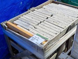 Lot of (30) Travertine Coping