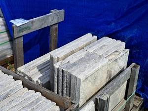 Lot of (28) Travertine Coping