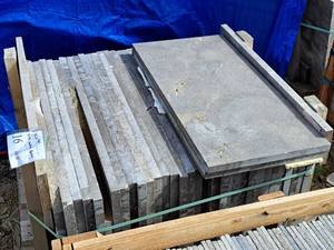 Lot of (34) Limestone Paving Stones 36x24