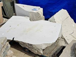 Lot of (3) Limestone Blocks