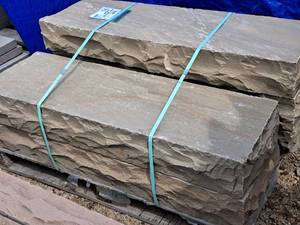 Lot of (5) Natural Cleft and Rock Faced Steps