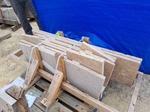 Lot of  Travertine Banding