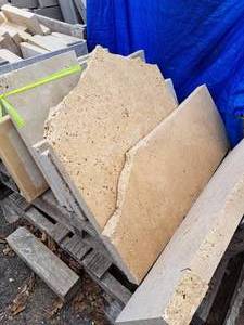 Travertine Coping 2 50-sq.ft.