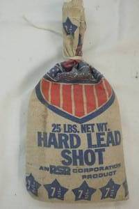 lot 62 image: 16 lbs. 7 12 hard lead shot