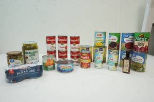 lot 68 image: Misc. canned food