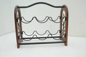 lot 107 image: wine bottle rack
