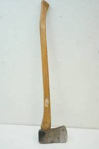 lot 185 image: long handle ax