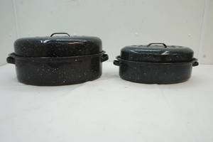 lot 238 image: Graniteware roasters