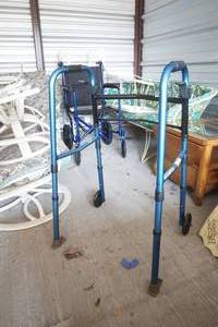 lot 306 image: aluminum walker