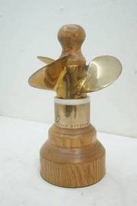 lot 328 image: brass prop trophy