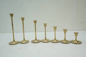lot 350 image: candle stick holders