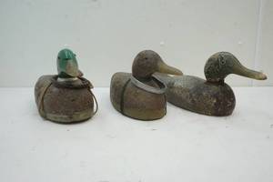 lot 359 image: vintage wood decoys