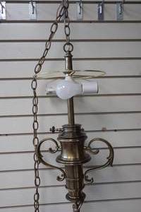 lot 368 image: vintage hanging light