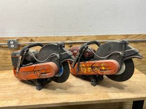 lot 111 image: HUSQVARNA Lot of 2- K760 Cut-n- Break Power Cutters