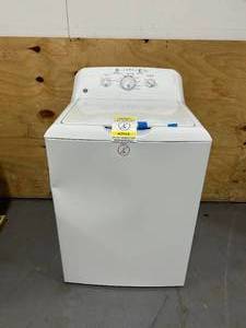 lot 42 image: GE 27 Inch Wide 3.8 Cu. Ft. Top Loading Washer with Heavy-Duty Agitator