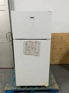 lot 47 image: HOTPOINT HPS16BTNKRWW Refrigerator Freezer- White