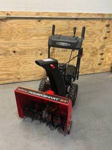 lot 9 image: POWERSMART 24 in. 2-Stage Electric Start Gas Snow Blower with Heated Handles and LED Light