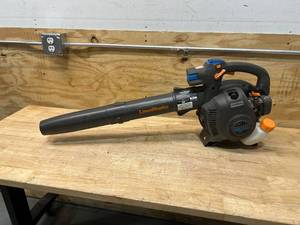 lot 94 image: LAWNMASTER NO-PULL 200 MPH 370 CFM 26cc Gas with Electronic Start Handheld Leaf Blower