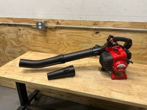 lot 95 image: TROY-BILT 205 MPH 450 CFM 27 cc 2-Cycle Full-Crank Engine Gas Leaf Blower