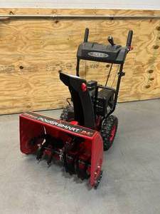 lot 97 image: POWERSMART 24 in. 2-Stage Electric Start Gas Snow Blower with Heated Handles and LED Light