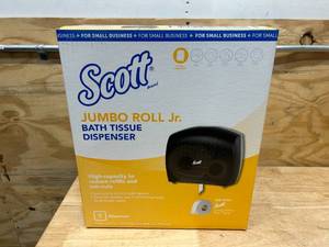 lot 100 image: SCOTT Jumbo Roll Jr. Bath Tissue Dispenser
