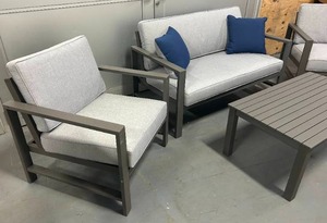 lot 4 image: SIGNATURE DESIGN by ASHLEY OutdoorPatio 4-Piece Outdoor Seating Package