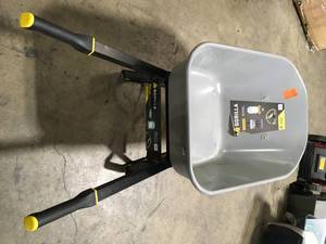lot 2 image: Gorilla 6 cu. ft. PRO Steel Wheelbarrow Customer Returns See Pictures