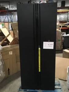 lot 20 image: Husky 5-Piece Regular Duty Welded Steel Garage Storage System in Black (78 in. W x 75 in. H x 19 in. D) Customer Returns See Pictures