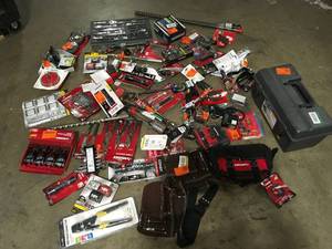 lot 25 image: Lot of Assorted Hand Tools and Hardware Various Models and Conditions Customer Returns See Pictures