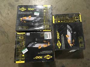 lot 27 image: Lot of Tile Saw Cutter Table  Customer Returns See Pictures