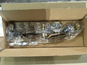 lot 38 image: Hampton Bay  3-light indoor vanity Customer Returns See Pictures