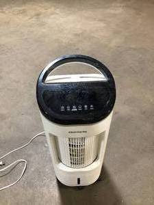 lot 28 image: Frigidaire 350 CFM 4-Speed 2-In-1 Evaporative Cooler (Swamp Cooler) and Fan with Wide Angle Oscillation for 250 sq. ft. - White Customer Returns See Pictures