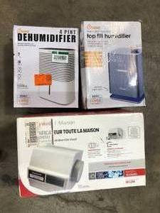 lot 34 image: Lot of Assorted Humidifiers  Various Models and Conditions Customer Returns See Pictures