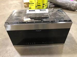 lot 41 image: FRIGIDAIRE GALLERY 30 in. 1.9 cu. ft. Over the Range Microwave in Stainless Steel Customer Returns See Pictures