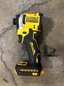 lot 45 image: DEWALT ATOMIC 20V MAX Cordless Brushless Compact 14 in. Impact Driver (Tool Only)  Customer Returns See Pictures