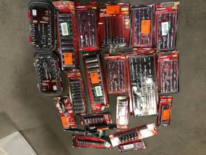 lot 48 image: Lot of Assorted Hand Tool Sets Various Models and Conditions Customer Returns See Pictures