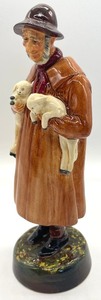 lot 11 image: Royal Doulton Lambing Time Figurine HN #1890
