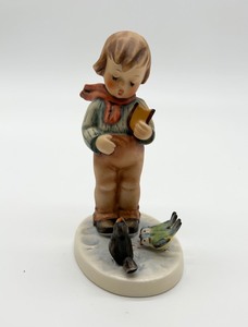 lot 123 image: Goebel Hummel Bird Watcher Figurine