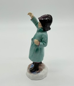 lot 212 image: Royal Worcester February Porcelain Figurine 3453