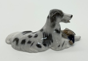 lot 221 image: Royal Copenhagen Setter with Pheasant #1533