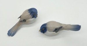 lot 239 image: Bing & Grndahl Pair of Birds Porcelain Figurines  #1633 and #1635