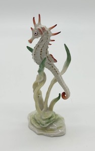 lot 310 image: Hutschenreuther Porcelain Seahorse Figurine