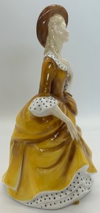 lot 269 image: Vintage Royal Doulton Porcelain Figurine Sandra Lady in Yellow HN 2275