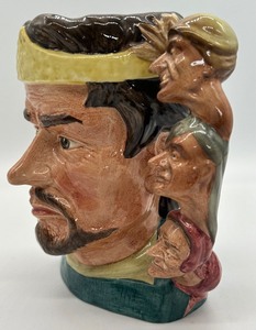 lot 59 image: Royal Doulton The Shakespearean Collection Macbeth Character Pitcher D6667