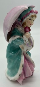 lot 60 image: Royal Doulton Mrs. Muffet Porcelain Figurine HN 1937